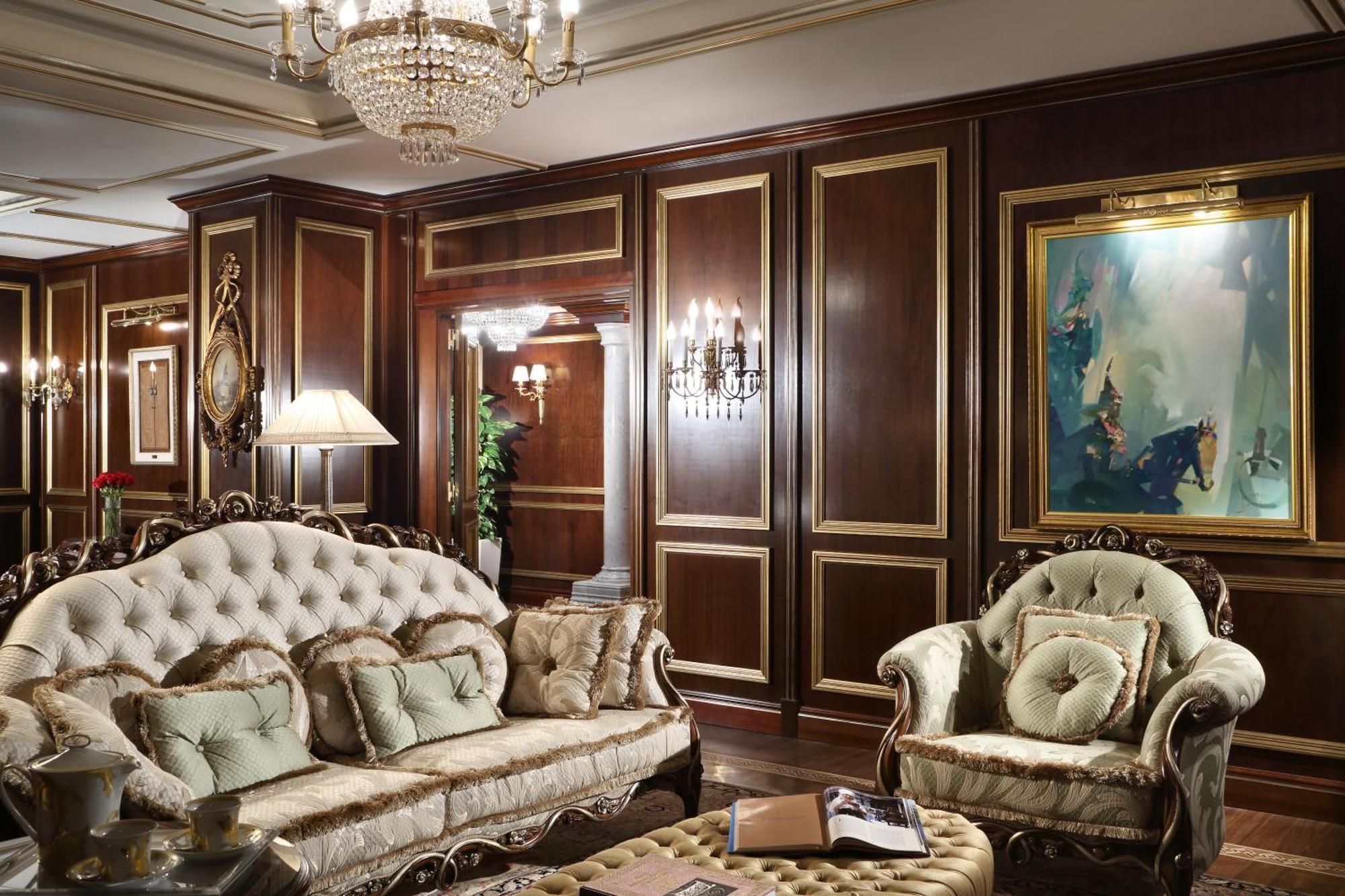 リクソス カディシャ シムケント ホテル 部屋 写真 A living room in the Imperial Suite